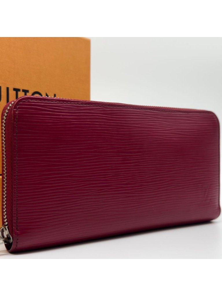 Louis Vuitton Zippy Wallet Epi Fuchsia Round